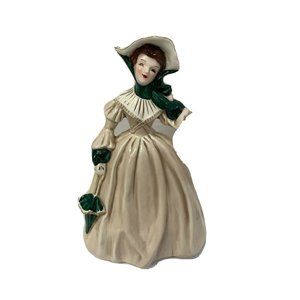 Florence Ceramics Pasadena, California vintage‎ "Louis” Victorian Lady Figurine